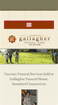 Mobile Screenshot of gallagherfuneralhome.com